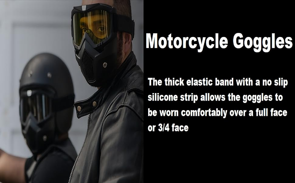 Bike Face Mask With Goggles