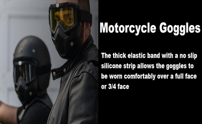 Bike Face Mask With Goggles