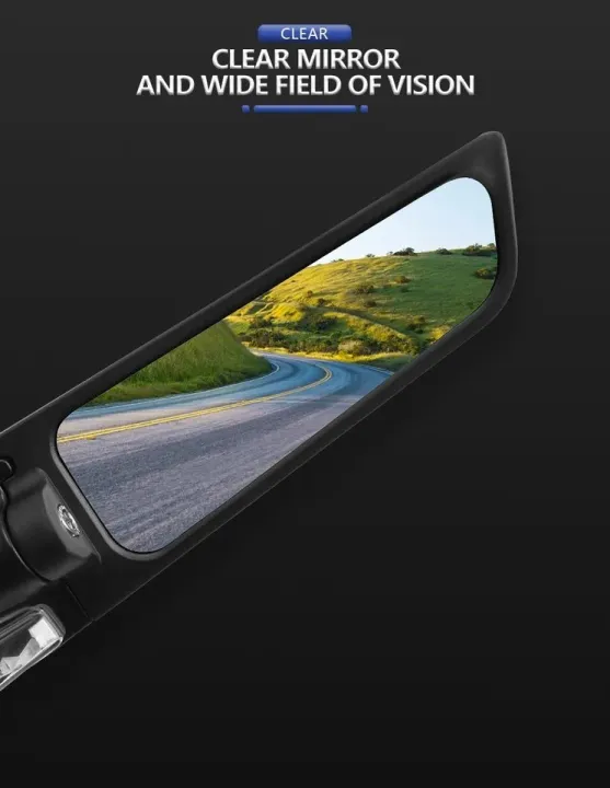 Wing Side Mirror For Bike
